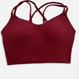 Lululemon Free to Be Serene Bra Long Line Red